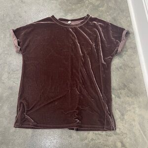 Wishlist size S/M Velvet Top
